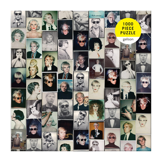 Andy Warhol Selfies 1000 Piece Puzzle 1000 Piece Puzzles Galison 