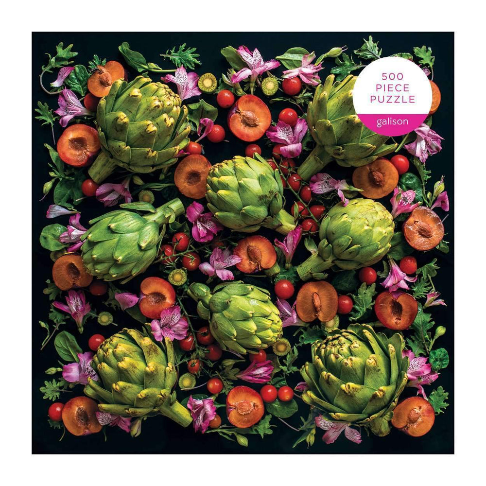 Artichoke Floral 500 Piece Puzzle 500 Piece Puzzles Galison 