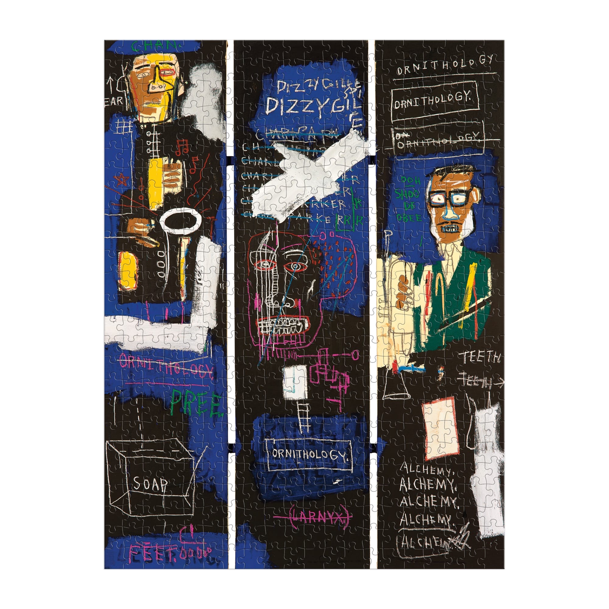 Basquiat Horn Players 500 Piece Book Puzzle – Galison