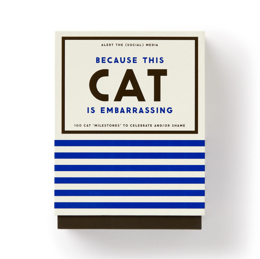 Because This Cat Is Embarrassing - Pet Shame/Praise Deck – Galison