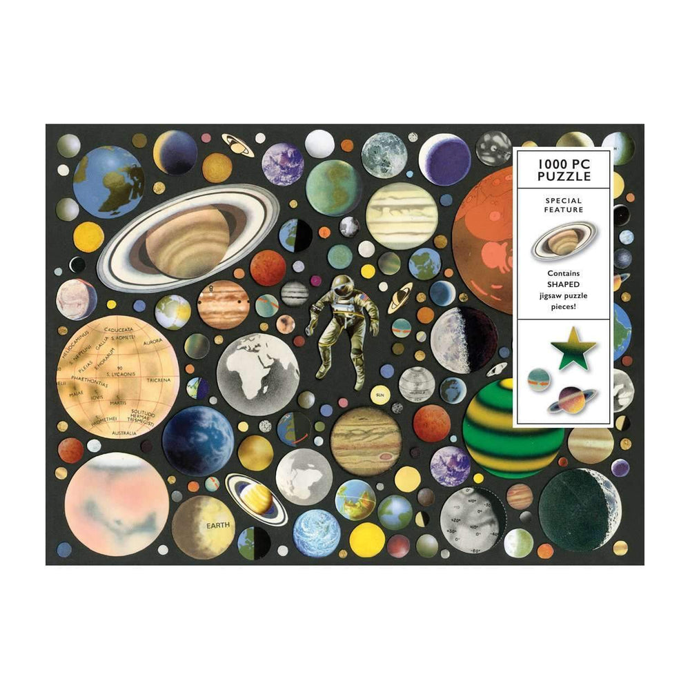 Ben Giles Zero Gravity 1000 Piece Puzzle With Shaped Pieces 1000 Piece Puzzles Galison 