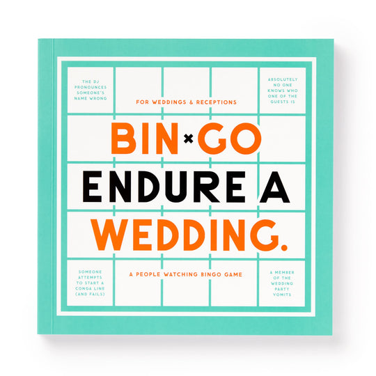 Bin-go Endure A Wedding Bingo Book Brass Monkey 