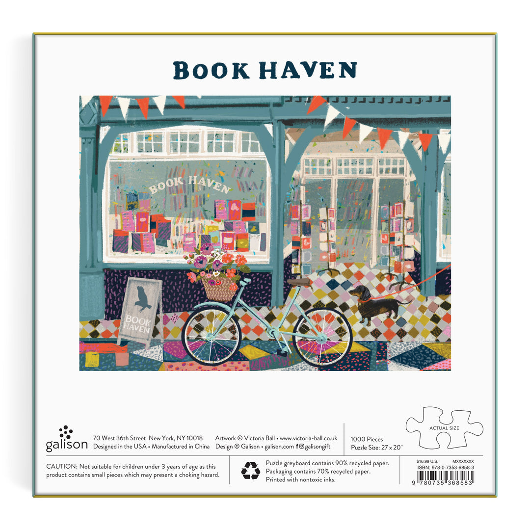 Book Haven 1000 Piece Jigsaw Puzzle 1000 Piece Puzzles Victoria Ball 