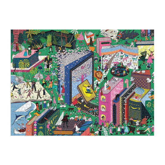 Book World 1000 Piece Puzzle Jigsaw Puzzle Hye Jin Chung 