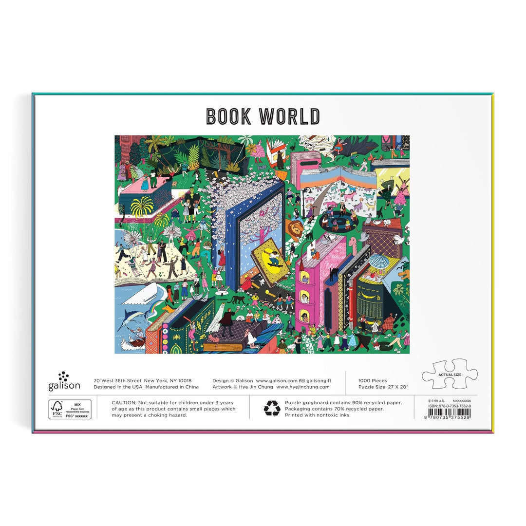 Book World 1000 Piece Puzzle Jigsaw Puzzle Hye Jin Chung 