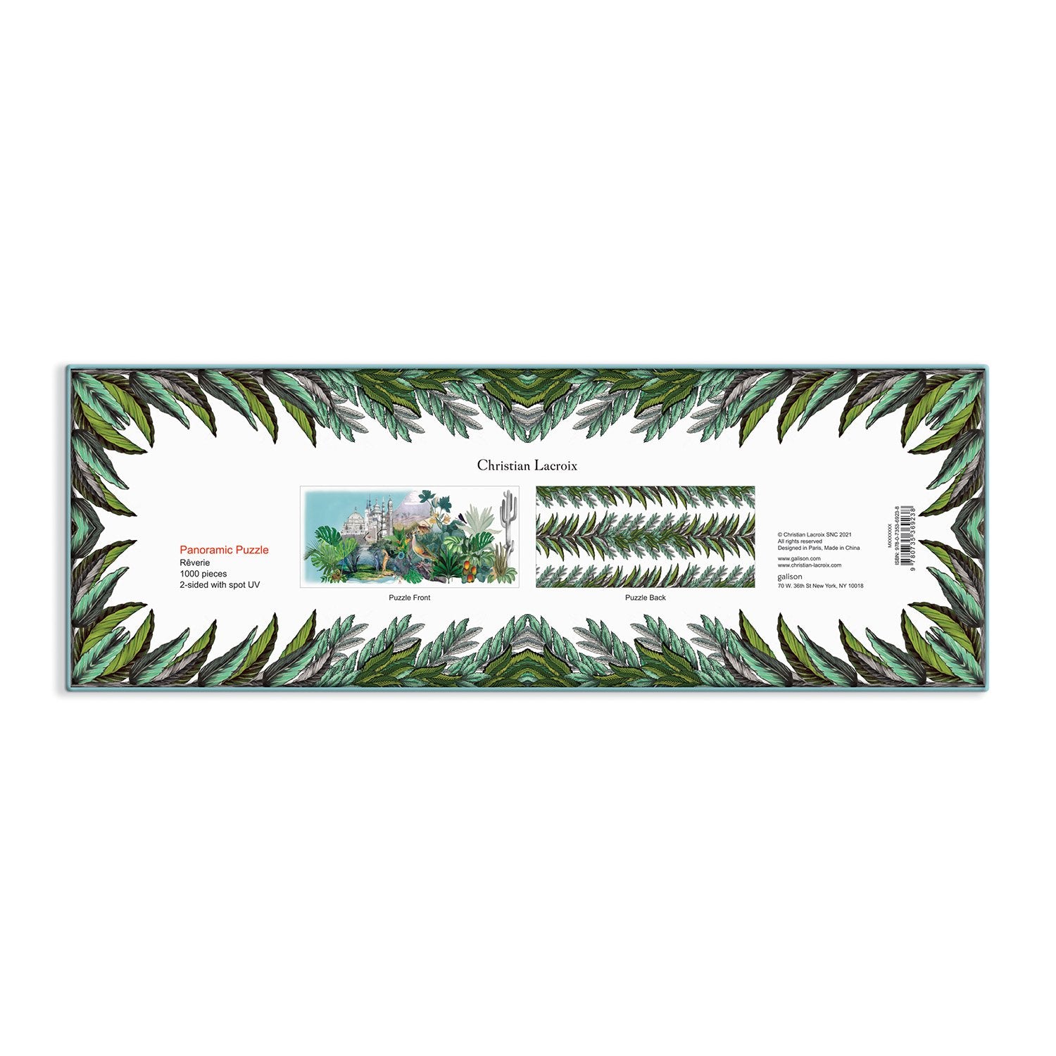Christian Lacroix Heritage Collection Rêveries 1000 Piece Panoramic Puzzle