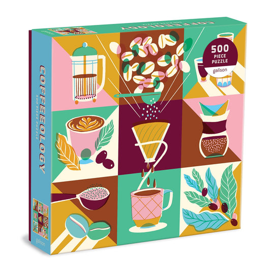 Coffeeology 500 Piece Jigsaw Puzzle 500 Piece Puzzles Marisol Ortega 