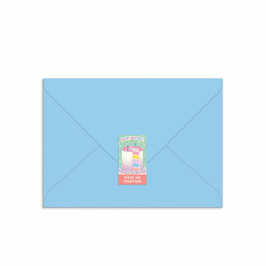 Confetti Birthday Cake Greeting Card Puzzle Emily Taylor 