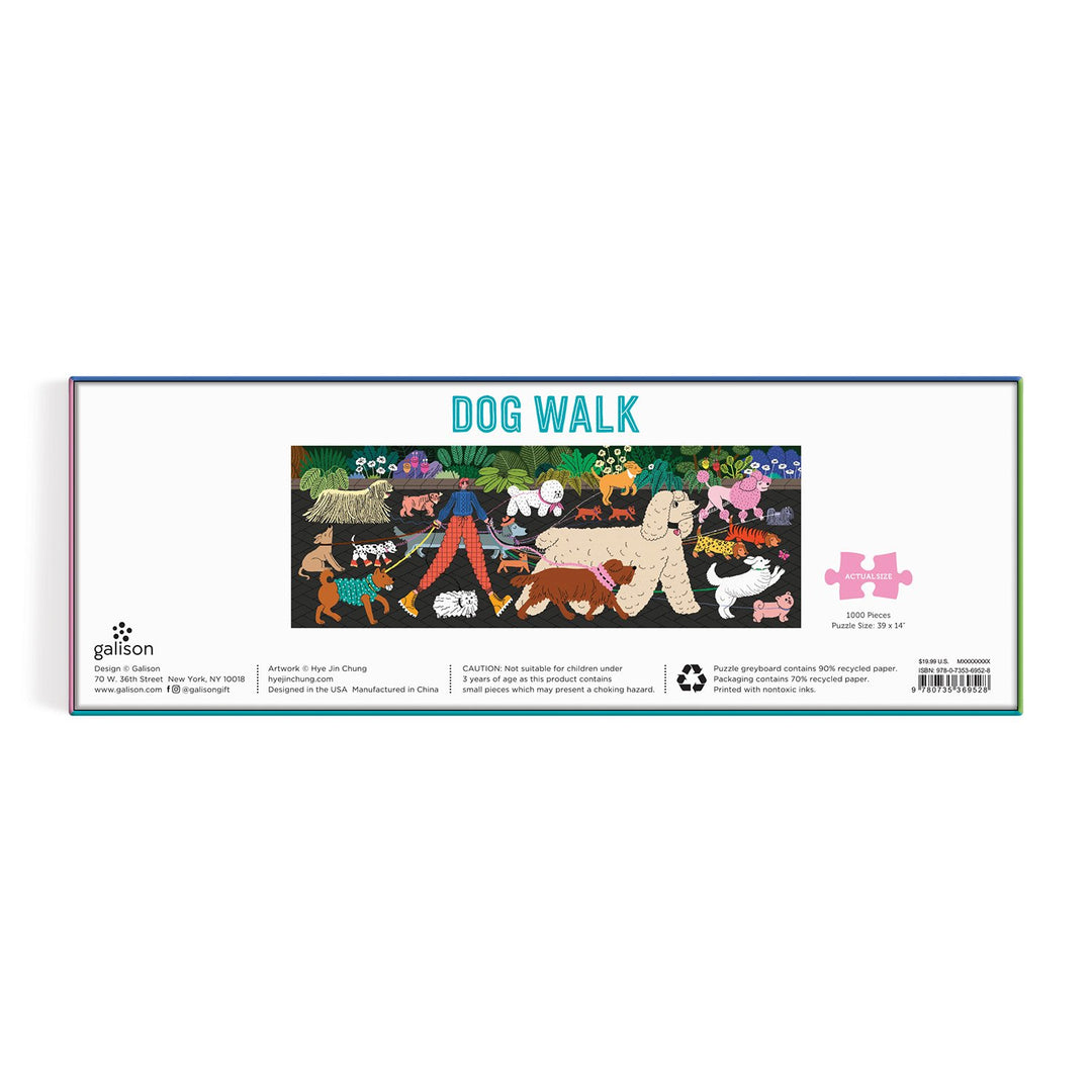 Dog Walk 1000 Piece Panoramic Jigsaw Puzzle 1000 Piece Puzzles Hye Jin Chung 