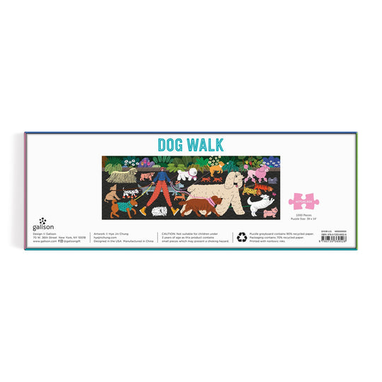 Dog Walk 1000 Piece Panoramic Jigsaw Puzzle 1000 Piece Puzzles Hye Jin Chung 