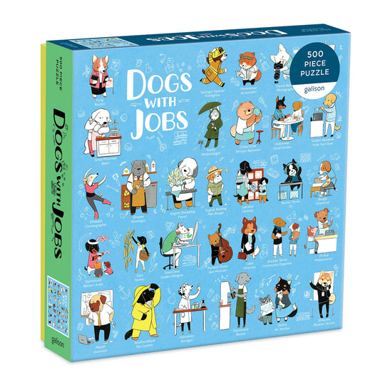 Dogs With Jobs 500 Piece Jigsaw Puzzle 500 Piece Puzzles Galison 