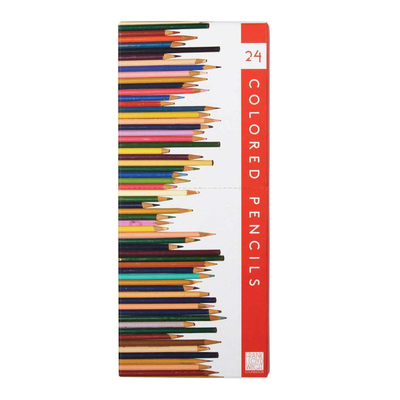 W.A. Portman 24 Pack Colored Pencils with Sharpener in The Cap