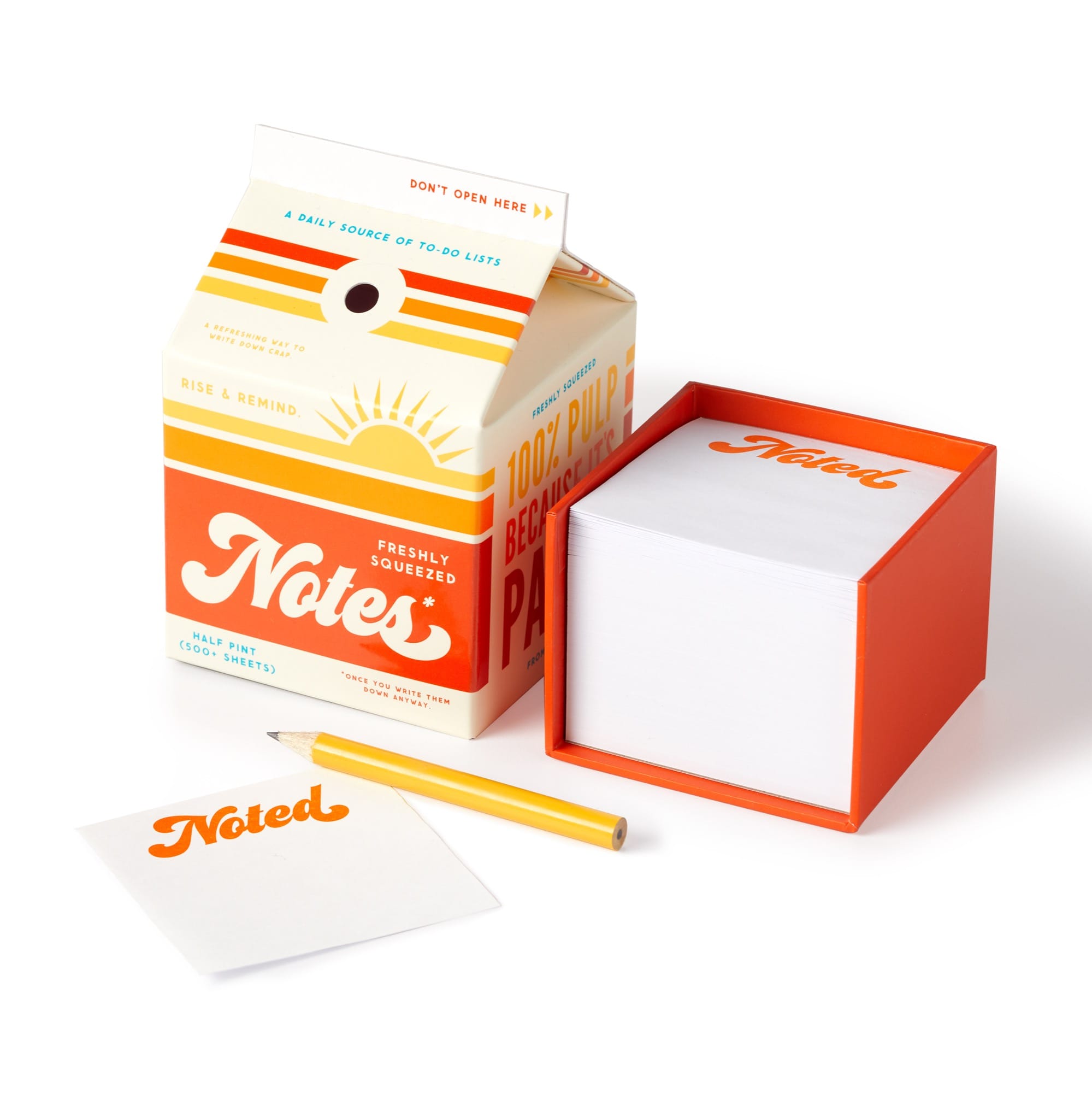 Fresh Ideas Milk Carton Note Set – Galison