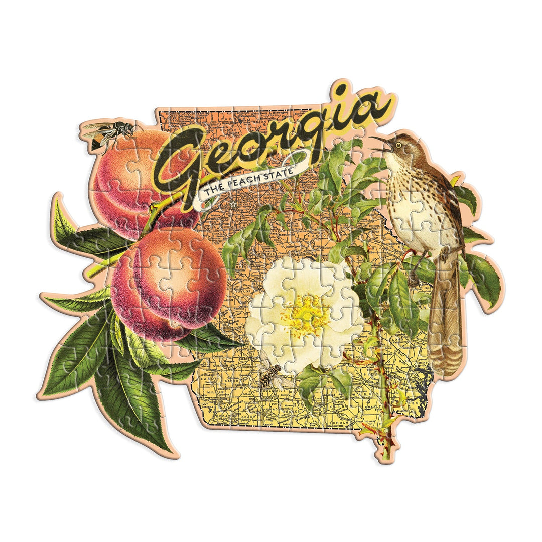 Georgia Mini Shaped Puzzle Galison 