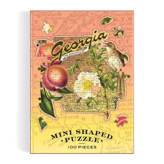 Georgia Mini Shaped Puzzle Galison 