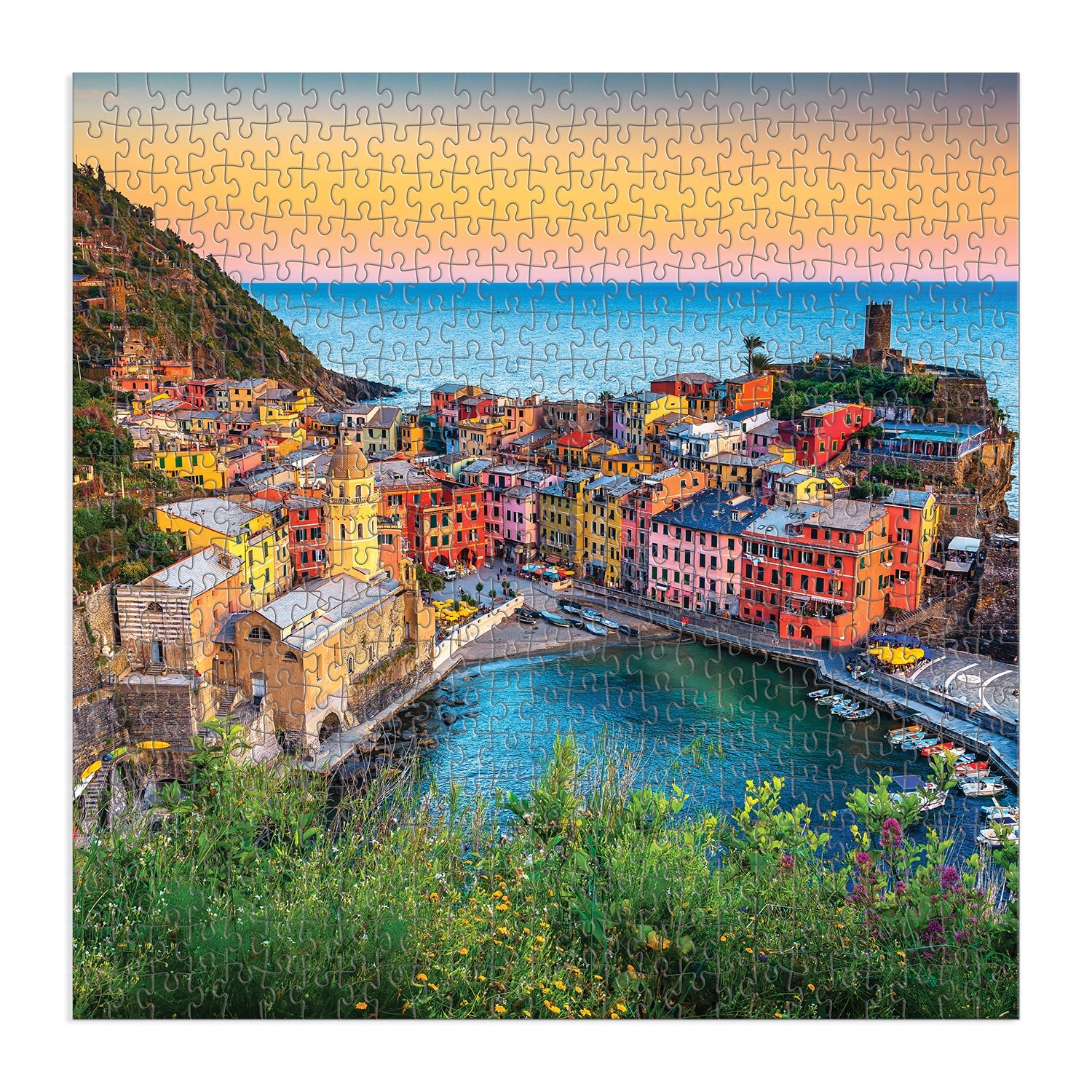 Good Puzzle Co. Sunset at Cinque Terre 500pc Puzzle