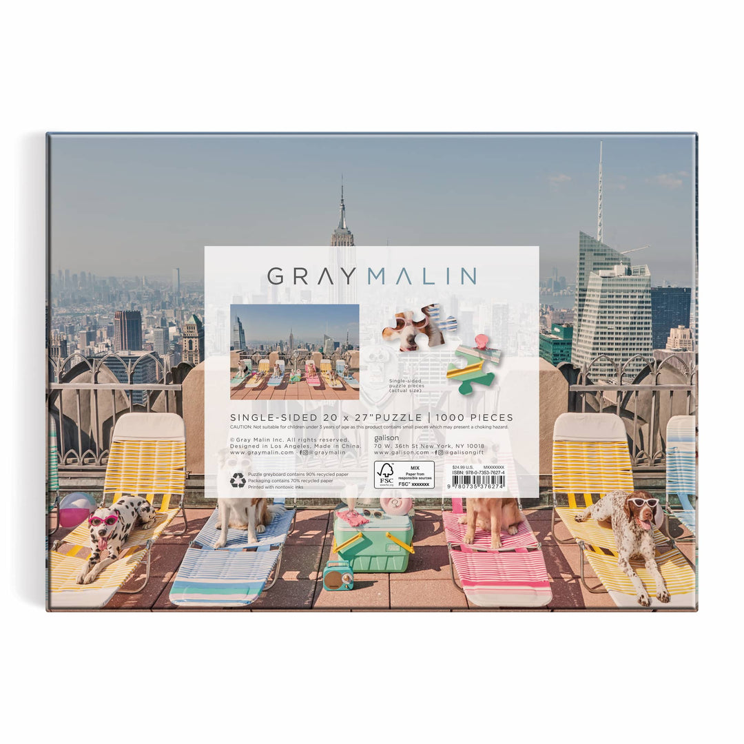 Gray Malin The Dogs of New York City 1000 Piece Puzzle Gray Malin 