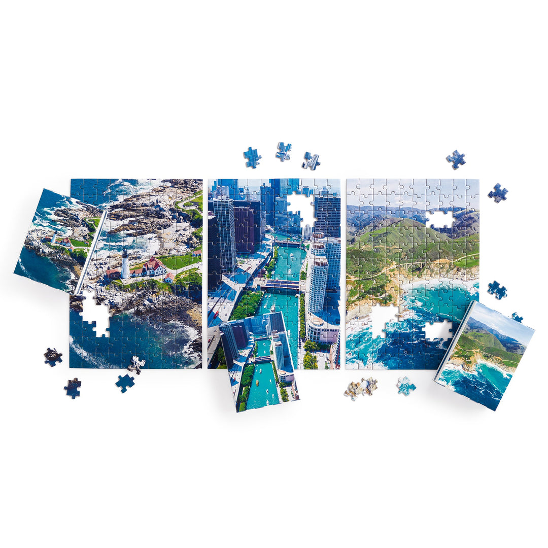 Gray Malin The USA Aerials 3-in-1 Puzzle Set Puzzles Gray Malin 