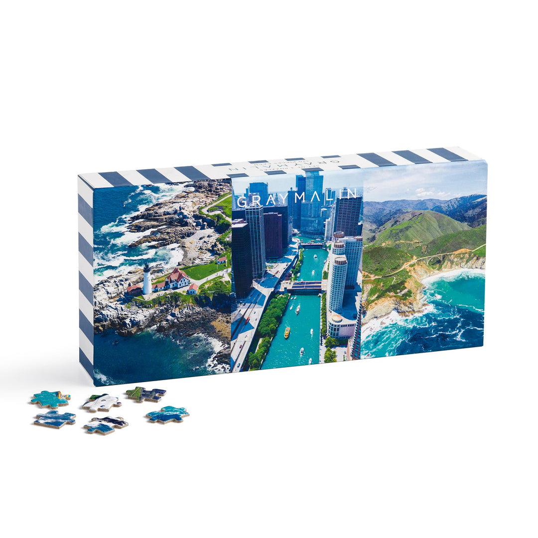 Gray Malin The USA Aerials 3-in-1 Puzzle Set Puzzles Gray Malin 