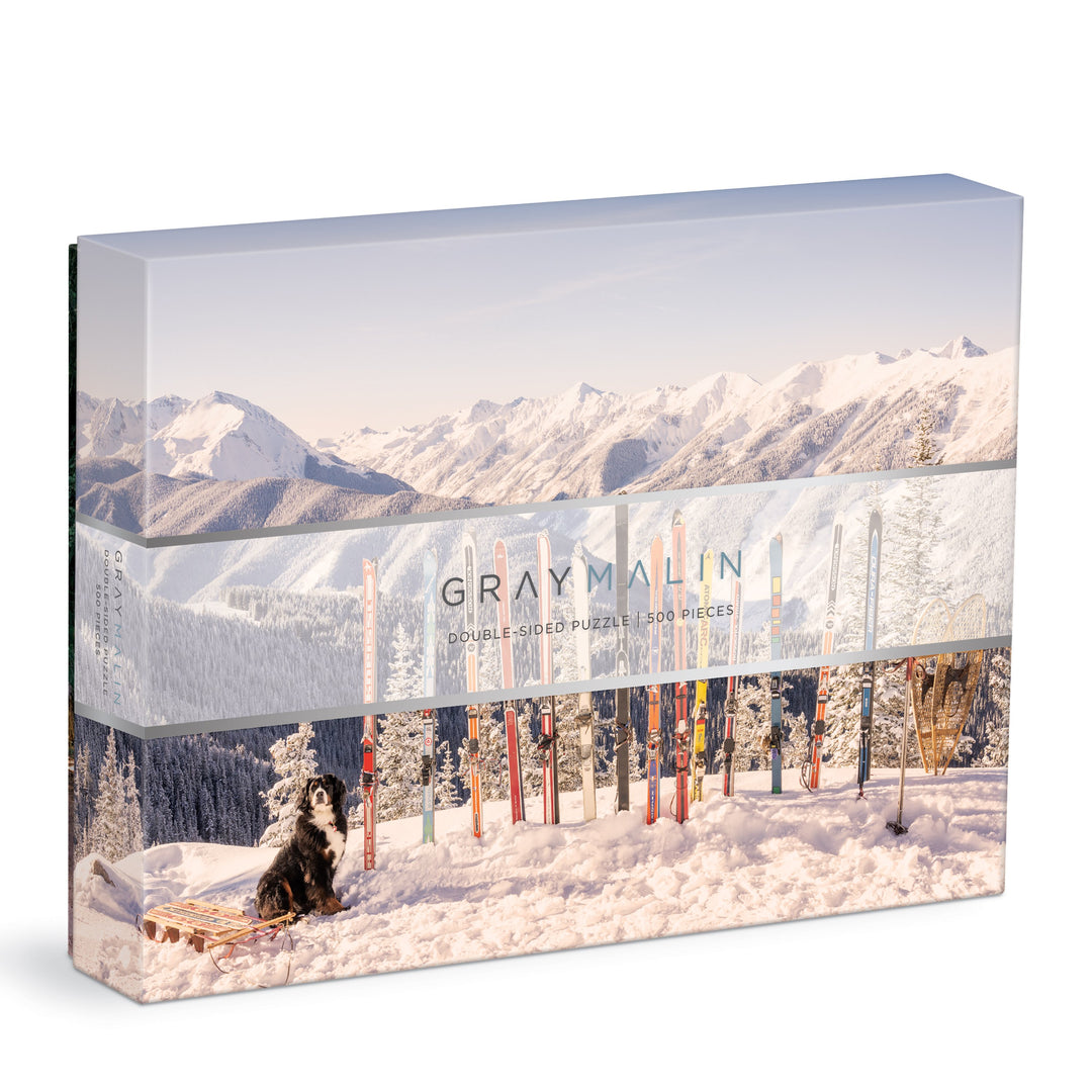 Gray Malin The Winter 500 Piece Double-Sided Puzzle Jigsaw Puzzles Gray Malin 