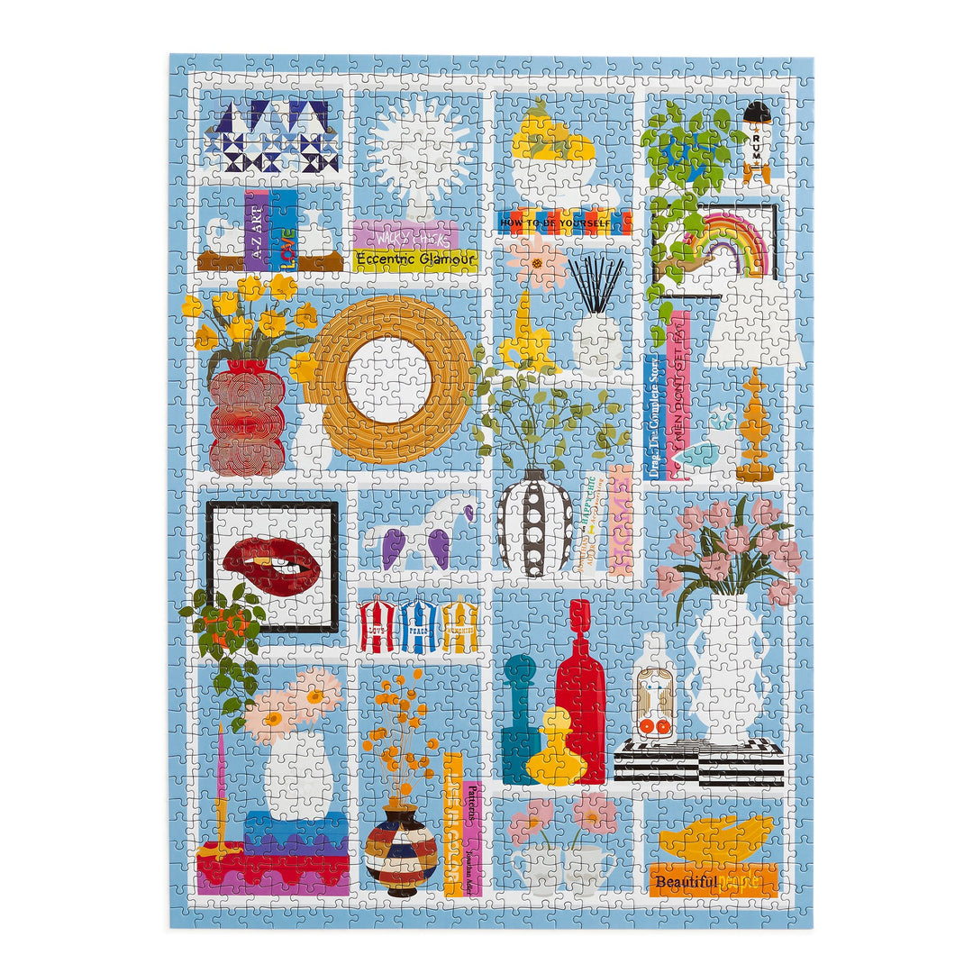 Jonathan Adler Shelfie 1000 Piece Puzzle Puzzles Jonathan Adler 