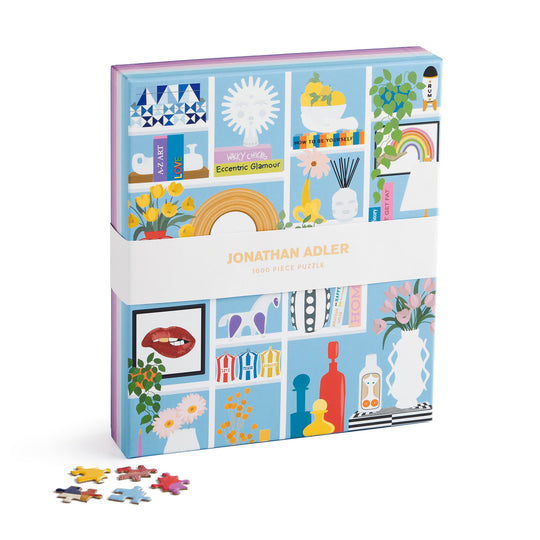 Jonathan Adler Shelfie 1000 Piece Puzzle Puzzles Jonathan Adler 