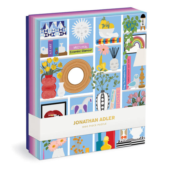 Jonathan Adler Shelfie 1000 Piece Puzzle Puzzles Jonathan Adler 