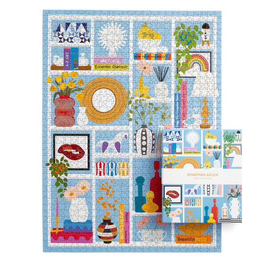 Jonathan Adler Shelfie 1000 Piece Puzzle Puzzles Jonathan Adler 