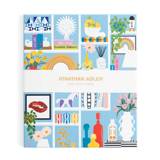 Jonathan Adler Shelfie 1000 Piece Puzzle Puzzles Jonathan Adler 