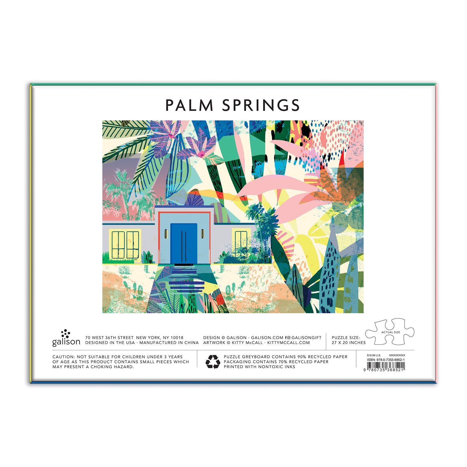 Kitty McCall Palm Springs 1000 Piece Puzzle | Galison