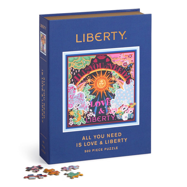Liberty All You Need is Love 500 Piece Book Puzzle – Galison
