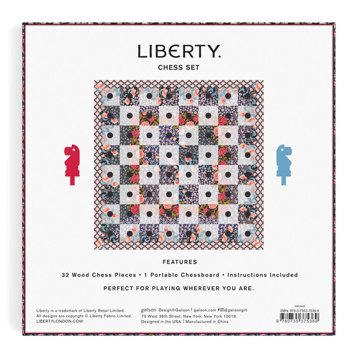 Liberty Anita Peggable Chess Set – Galison