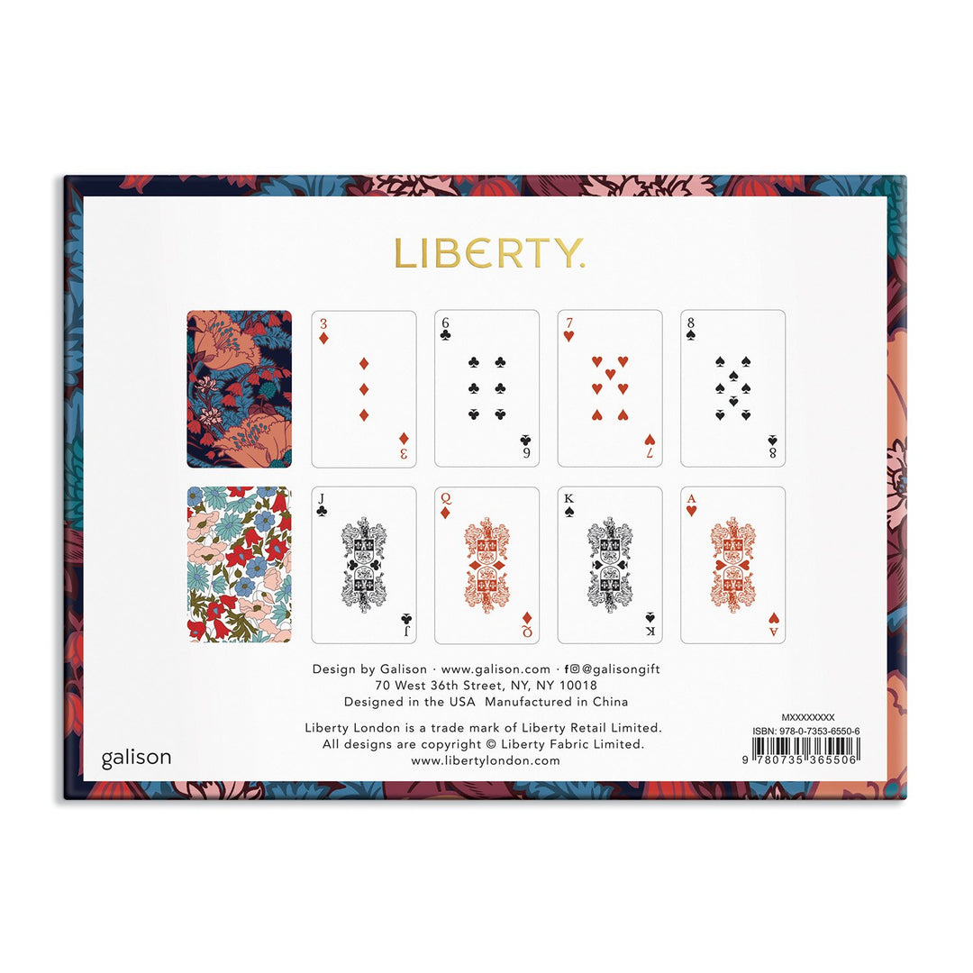 Liberty Floral Playing Card Set Playing Cards Liberty London 