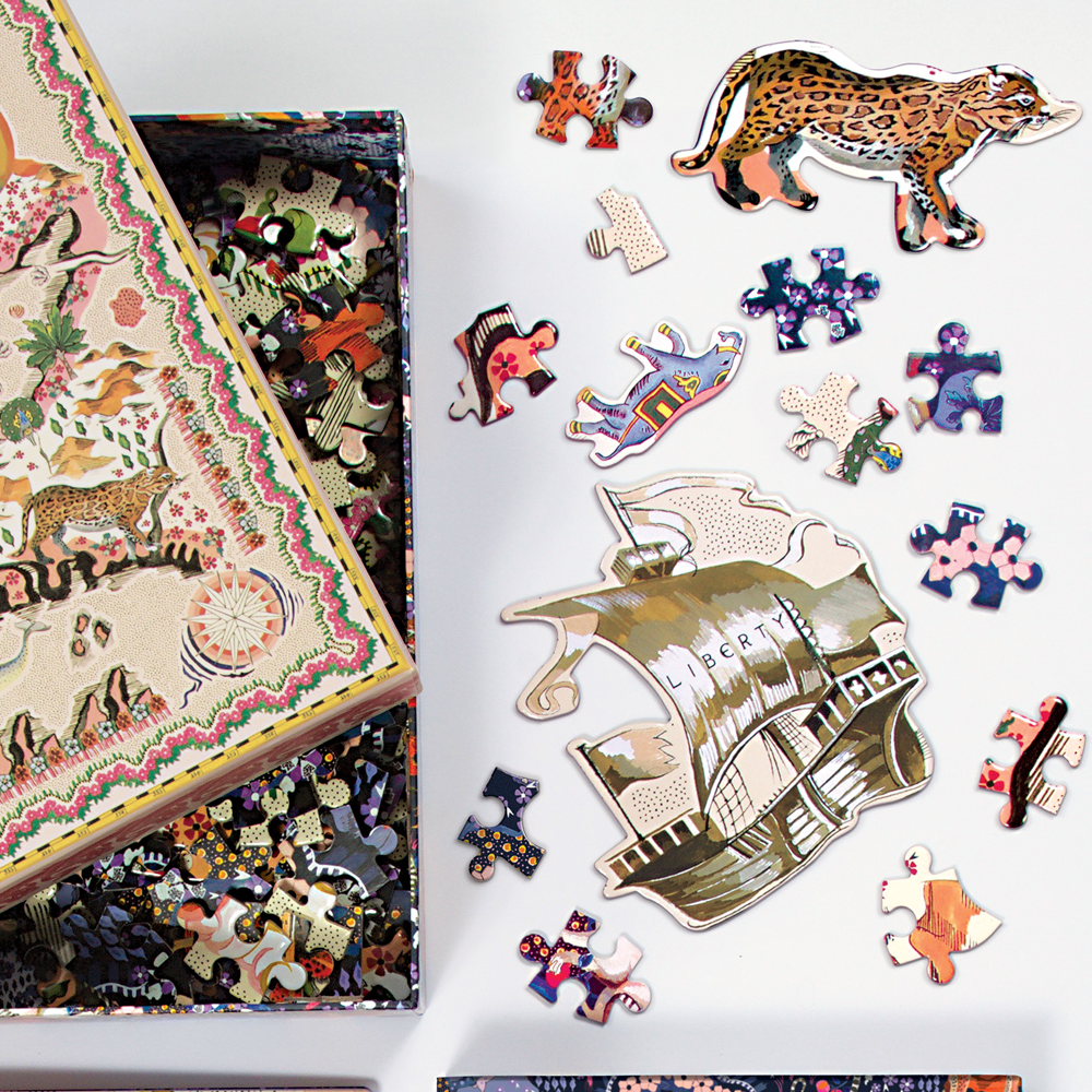 Liberty London Maxine Double-Sided 500 Piece Jigsaw Puzzle