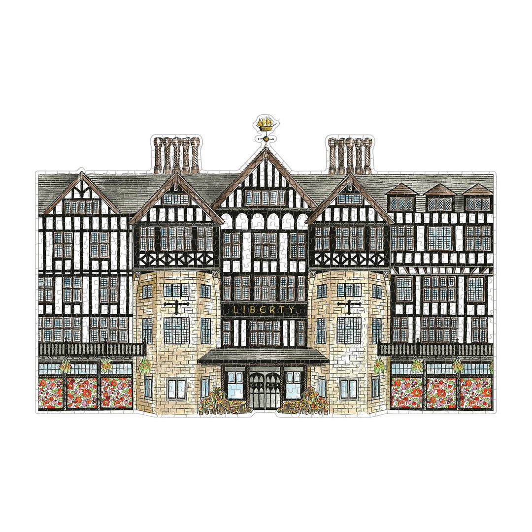 Liberty London Tudor Building 750 Piece Shaped Puzzle 750 Piece Puzzles Liberty London Collection 