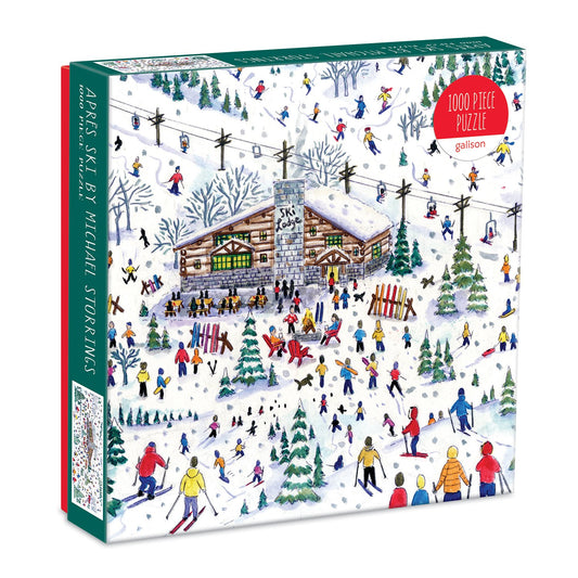 Michael Storrings Apres Ski 1000 Piece Jigsaw Puzzle Holiday 1000 Piece Puzzles Michael Storrings Collection 