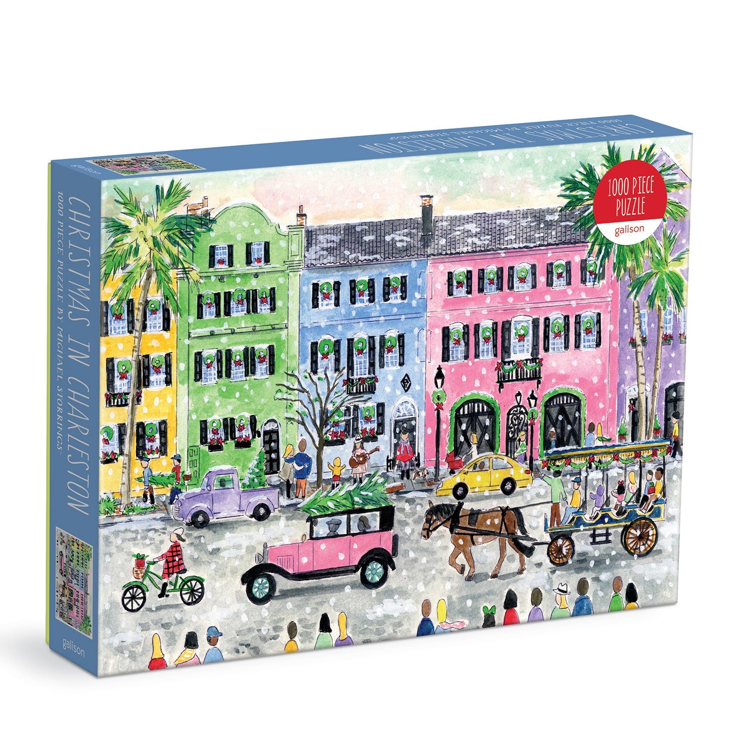 Michael Storrings Christmas in Charleston 1000 Piece Puzzle