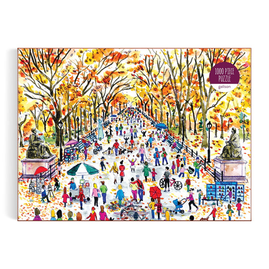 Michael Storrings Fall in Central Park 1000 Piece Puzzle 1000 Piece Puzzles Michael Storrings 