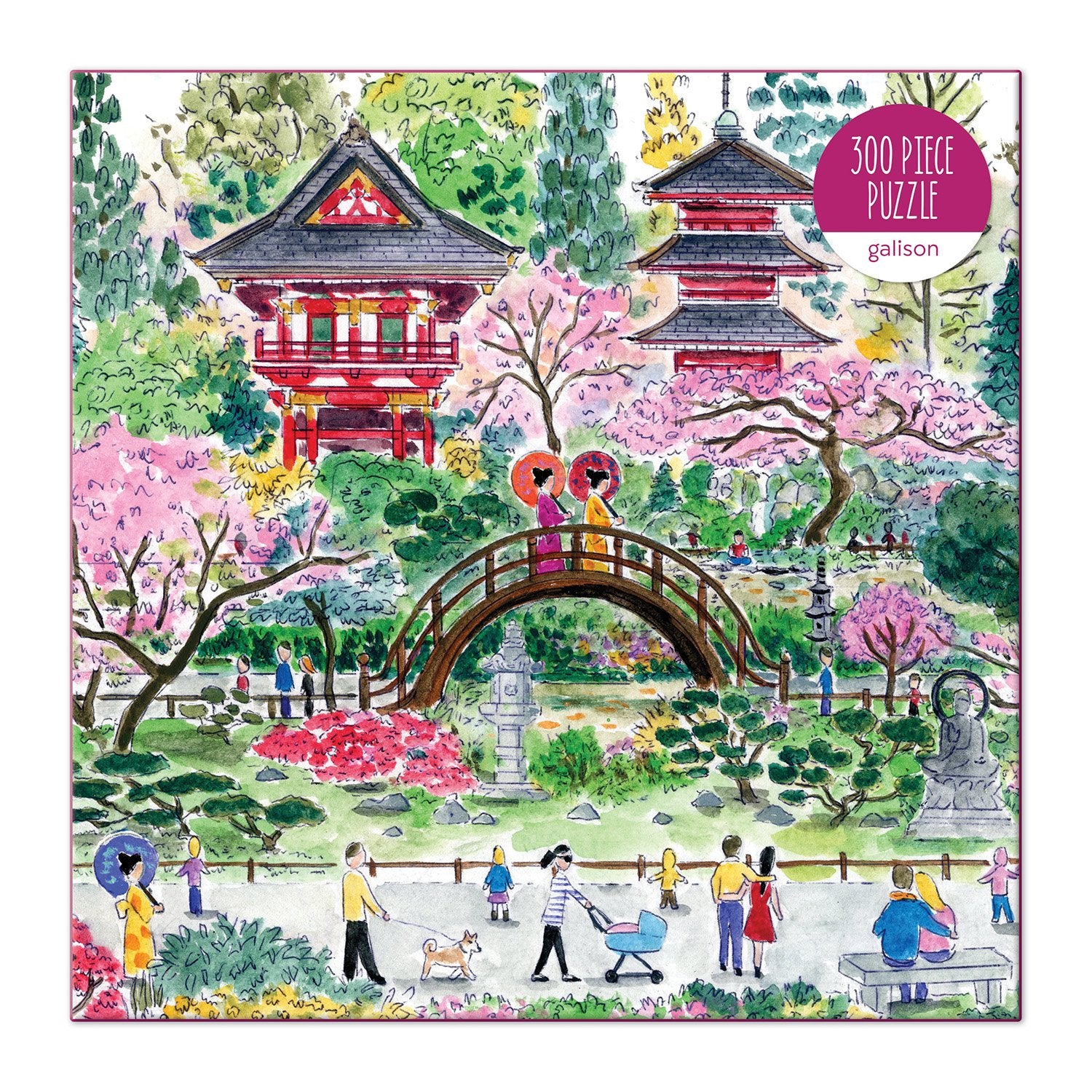 Michael Storrings Japanese Tea Garden 300 Piece Jigsaw Puzzle