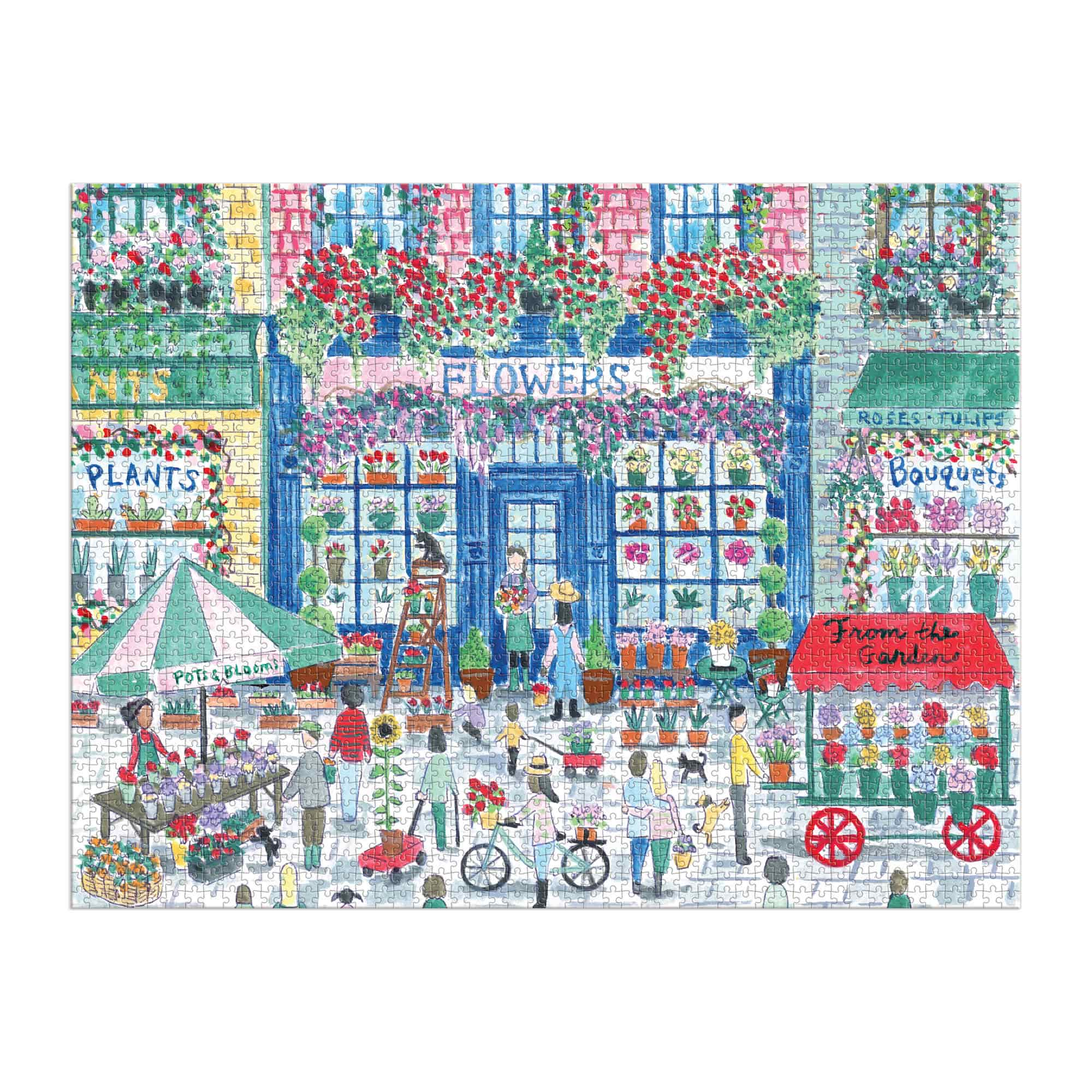 Michael Storrings Market in Bloom 2000 Piece Puzzle – Galison