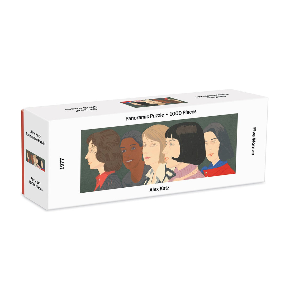 MoMA Alex Katz Five Women Panoramic Puzzle Panoramic Puzzles MoMA Collection 