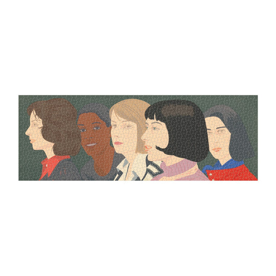 MoMA Alex Katz Five Women Panoramic Puzzle Panoramic Puzzles MoMA Collection 