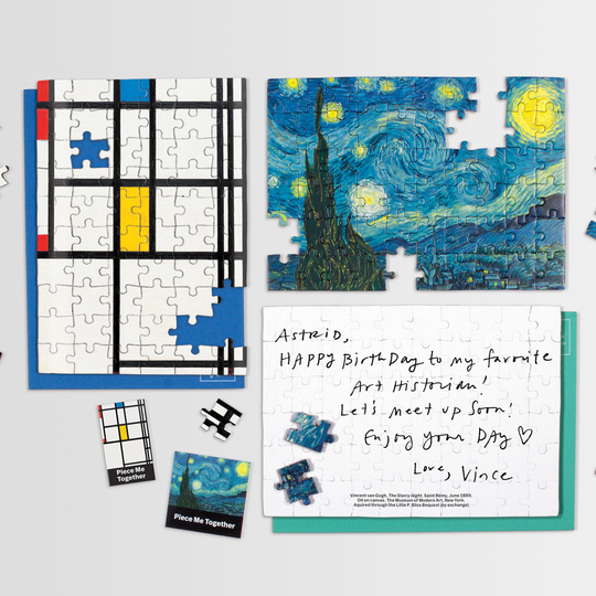 MoMA Mondrian Greeting Card Puzzle Greeting Card Puzzles MoMA Collection 