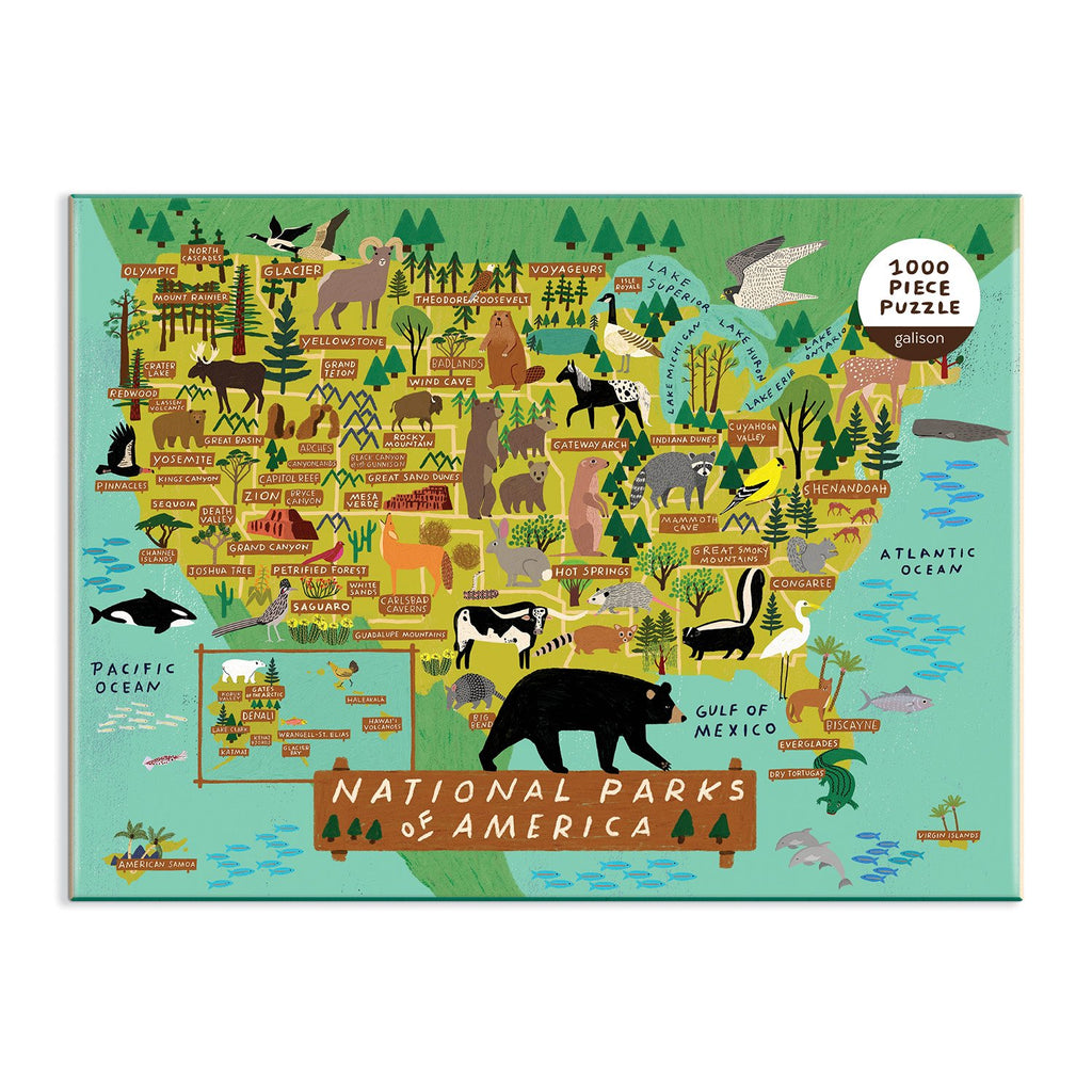 National Parks of America 1000 Piece Puzzle | Galison