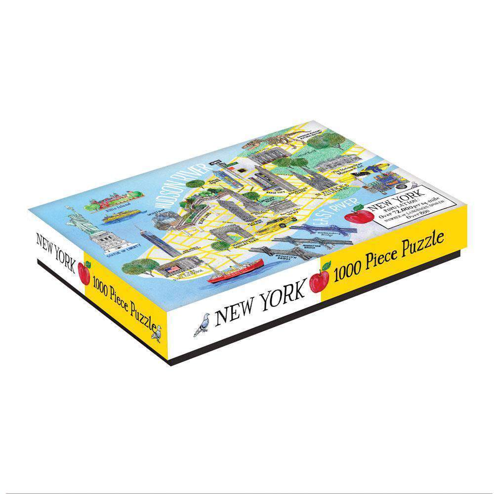 New York City Map 1000 Piece Puzzle | Galison