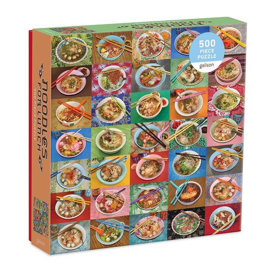 Noodles for Lunch 500 Piece Puzzle 500 Piece Puzzles Galison 