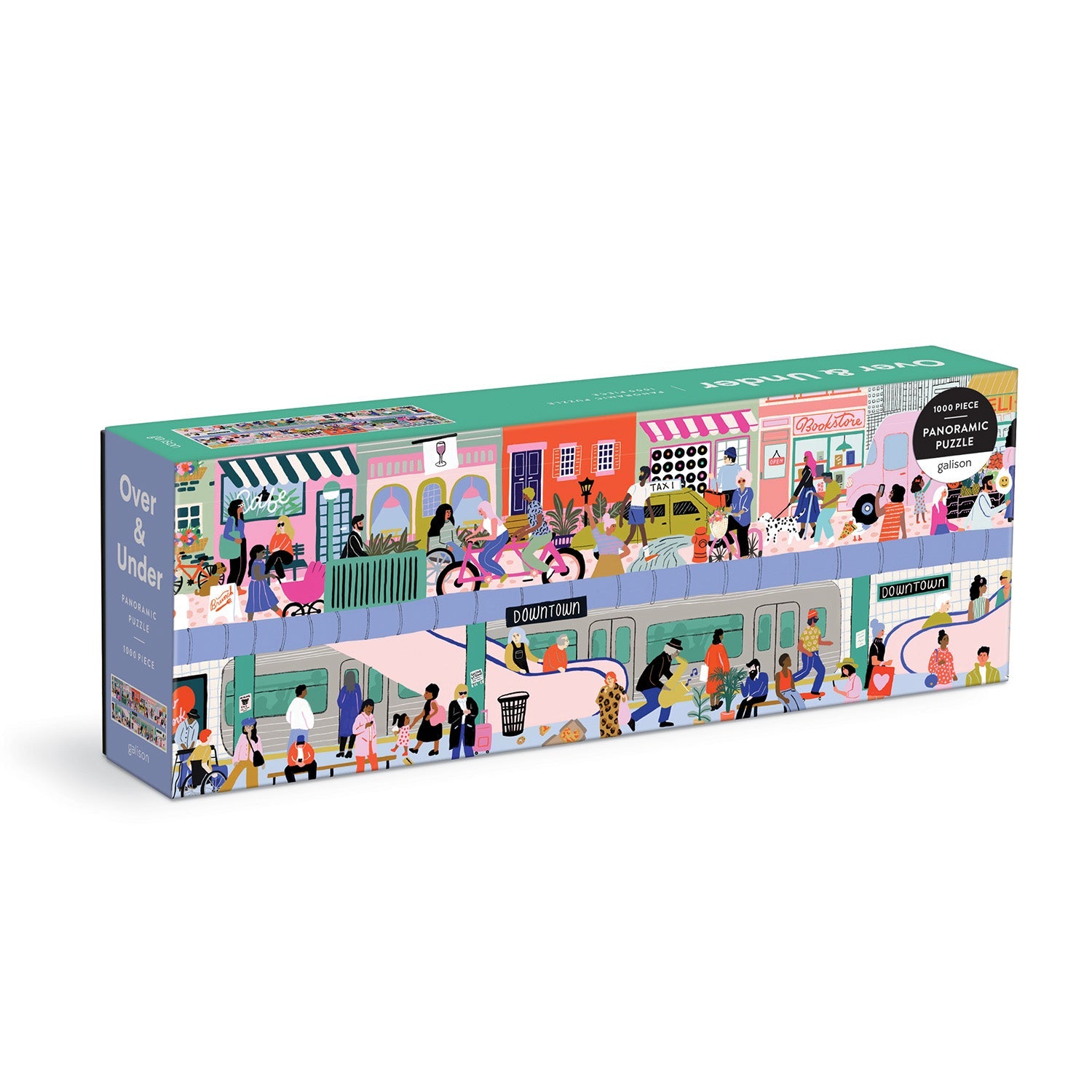 Over & Under 1000 Piece Panoramic Puzzle – Galison