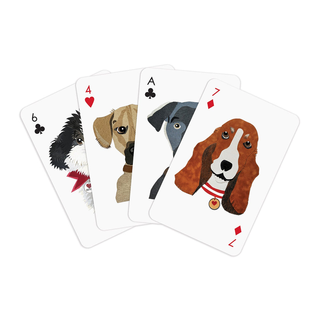 Paper Dogs Playing Card Set Galison 