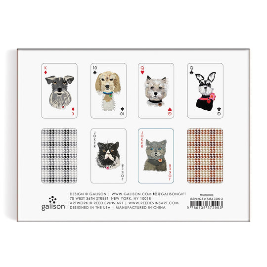 Paper Dogs Playing Card Set Galison 