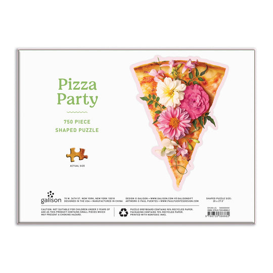 Pizza Party 750 Piece Shaped Puzzle 750 Piece Puzzles Paul Fuentes Studio Collection 